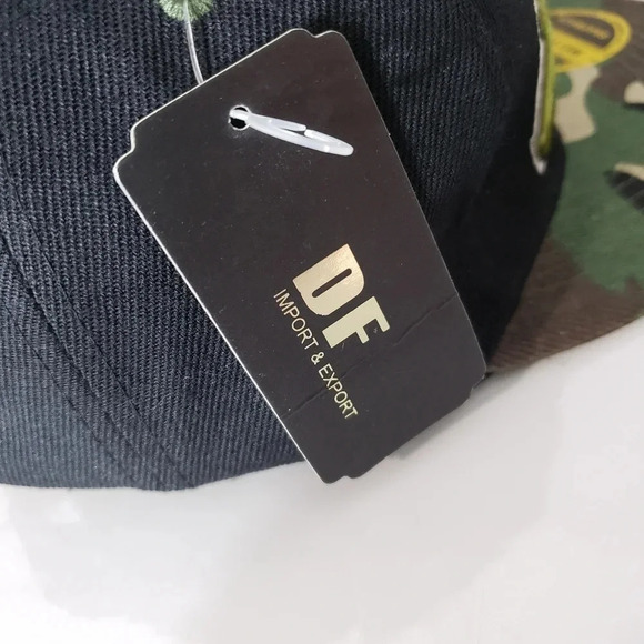 NWT,Boss Mens Black/Green Camo Flat Bill Snapback Hat. - Picture 4 of 8